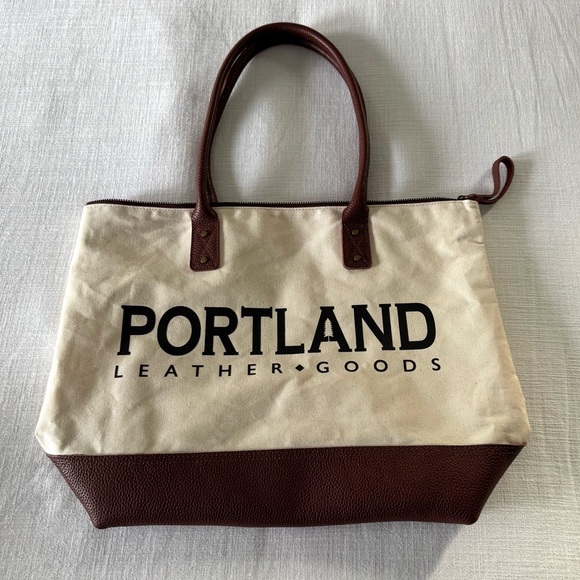 Portland Leather Goods Signature Canvas Tote - Picture 2 of 9